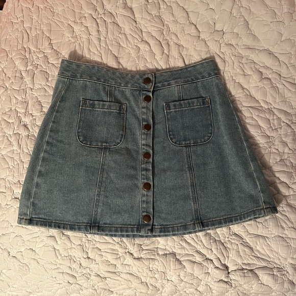 Brandy Melville Skirts Brandy Melville Denim Skirt Poshmark